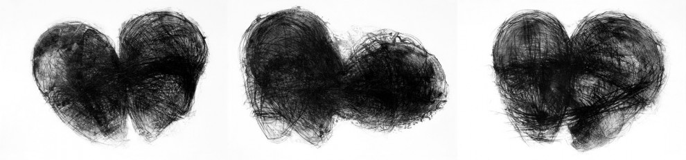 Bukowski I-III | z cyklu Studium pewnej choroby | suchoryt | 65x300 | 2011
